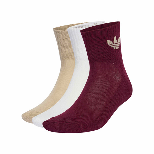 ADIDAS 1/4 SOCKS 3P granate
