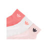 adidas Calcetines 1/4 SOCKS 3P ROSA 02