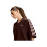 adidas Camiseta Mujer CROCHET POLO MARRON 03