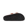 Birkenstock Chancletas y Sandalias Mujer Arizona BF ROSA vista frontal girada 45º