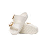 Birkenstock Chancletas y Sandalias Mujer Arizona Big Buckle EVA BEIGE vista trasera