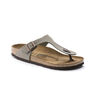 Birkenstock Chancletas y Sandalias Mujer Gizeh BFBC GRIS lateral interior
