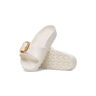 Birkenstock Chancletas y Sandalias Mujer Madrid Big Buckle EVA BLANCO vista trasera