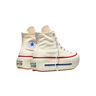 Converse Zapatillas Mujer CHUCK TAYLOR ALL STAR LIFT DOUBLE STACK PLATFORM BLANCO vista trasera
