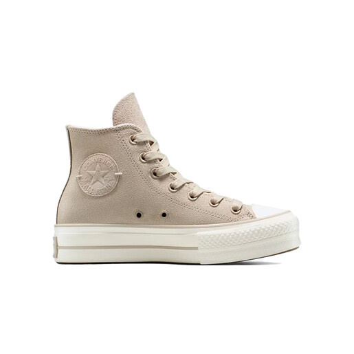 CONVERSE WOMEN'S CONVERSE CHUCK TAYLOR ALL STAR LIFT PLATFORM SUEDE H beige