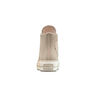 Converse Zapatillas Mujer WOMEN'S CONVERSE CHUCK TAYLOR ALL STAR LIFT PLATFORM SUEDE H BEIGE vista frontal girada 45º