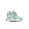 Converse Zapatillas Niña/os CHUCK TAYLOR ALL STAR EVA LIFT CANVAS PLATFORM VERDE vista trasera