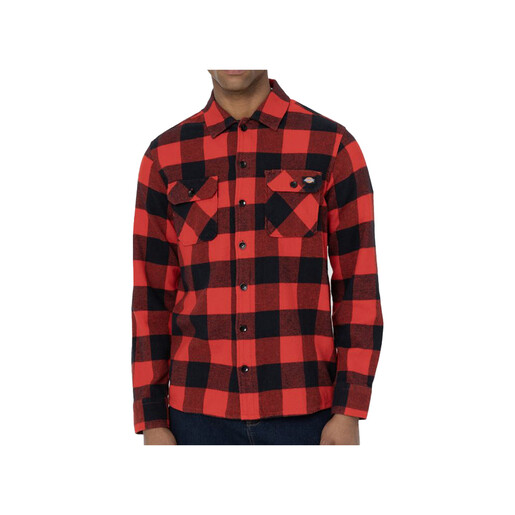 DICKIES SACRAMENTO SHIRT rojo