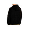 Dickies Polar Abierto Hombre CENTRAL HIGH PILE HOODED NEGRO vista trasera