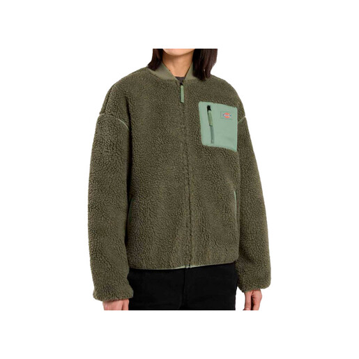 DICKIES CENTRAL SHERPA BOMBER W verde