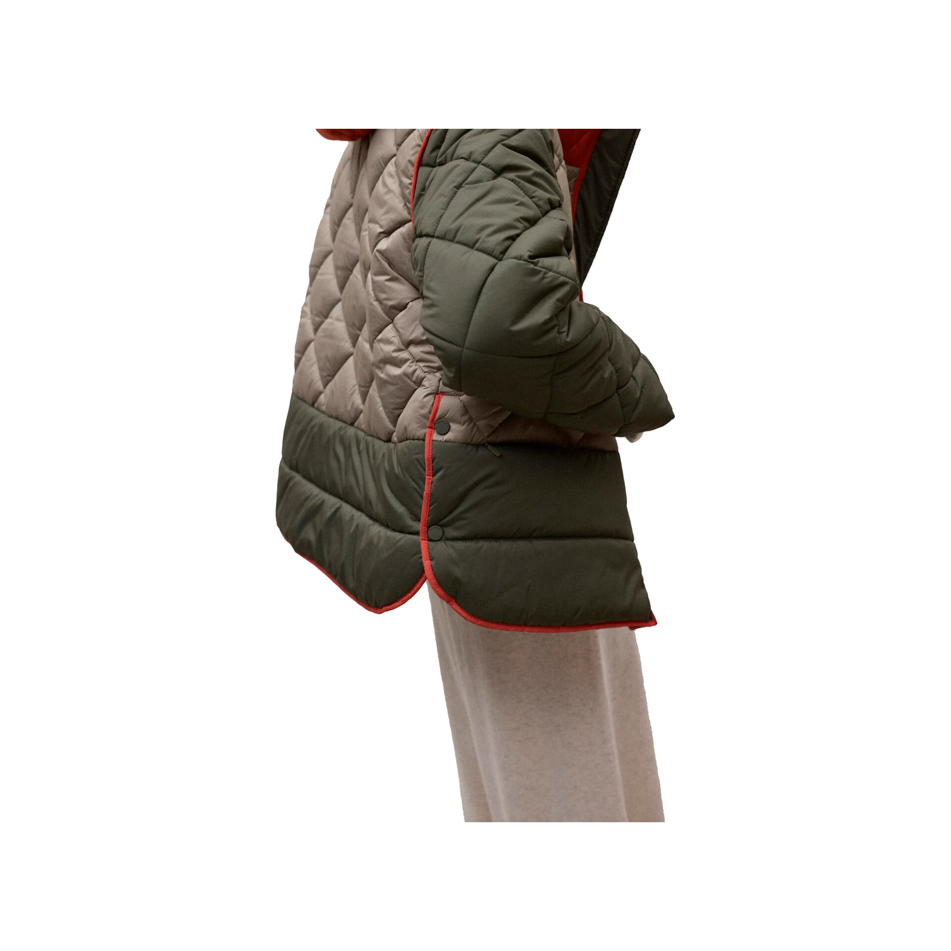 Ecoalf Verin Multi Jacket Woman beige chaquetas mujer | Dooers Sneakers