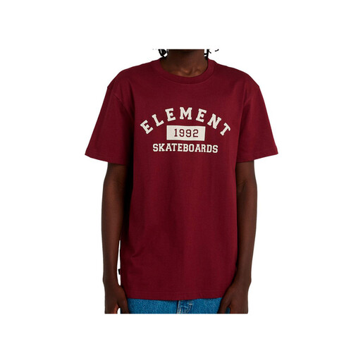Element Camiseta Hombre HOME TEAM SS GRANATE