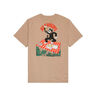 Element Camiseta Hombre PIZZA SS BEIGE vista trasera