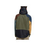 Element Chaqueta Hombre ORION RAINSHELL VERDE vista trasera