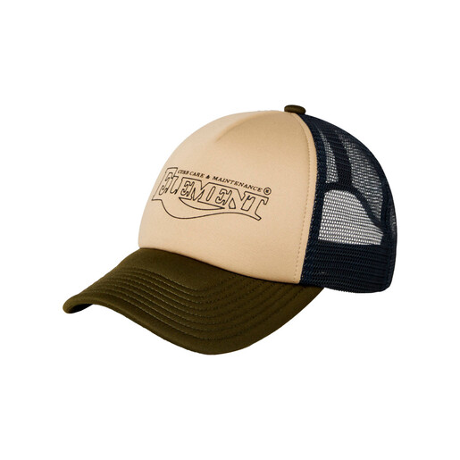 ELEMENT PRINTABLE TRUCKER CAP beige