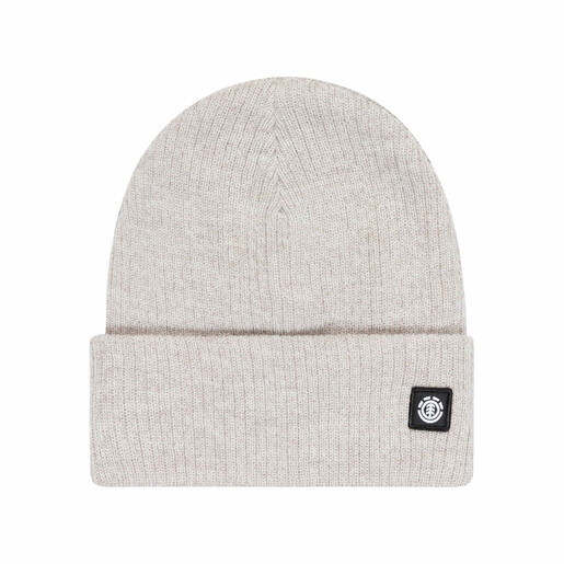 ELEMENT MID ICON BEANIE RIB blanco