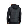 Le Coq Sportif Sudadera Hombre ESS T/T Hoody hybride N1 M NEGRO vista trasera