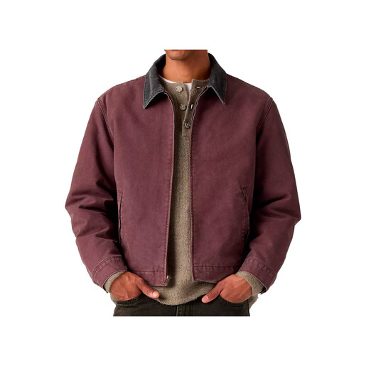 LEVI'S CASTRO FULL ZIP LINED granate