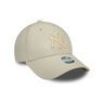 New Era Gorra FEMALE PU 9FORTY BEIGE 03