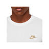 Nike Camiseta Hombre M NSW CLUB TEE BLANCO 03