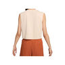 Nike Camiseta Mujer W NSW CLUB CRP SL TEE BEIGE vista trasera