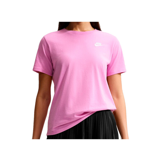NIKE W NSW CLUB SS TEE rosa