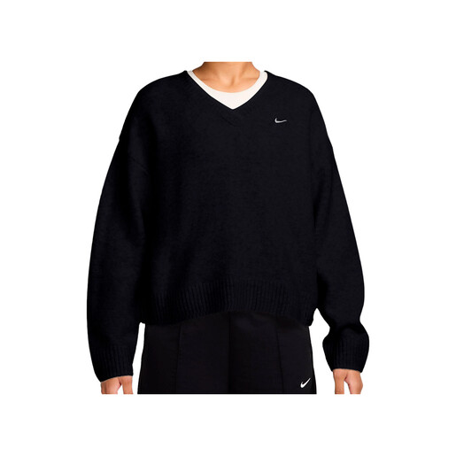 NIKE W NSW SWT KT VNECK CREW gris