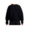 Nike Jersey Mujer W NSW SWT KT VNECK CREW GRIS vista trasera