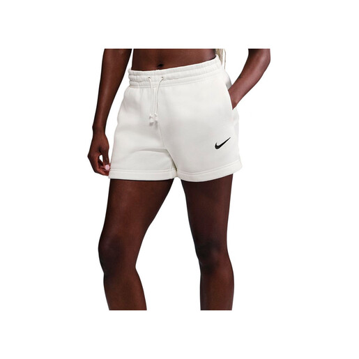 NIKE W NSW PHNX FLC MR STD 4IN SHRT beige