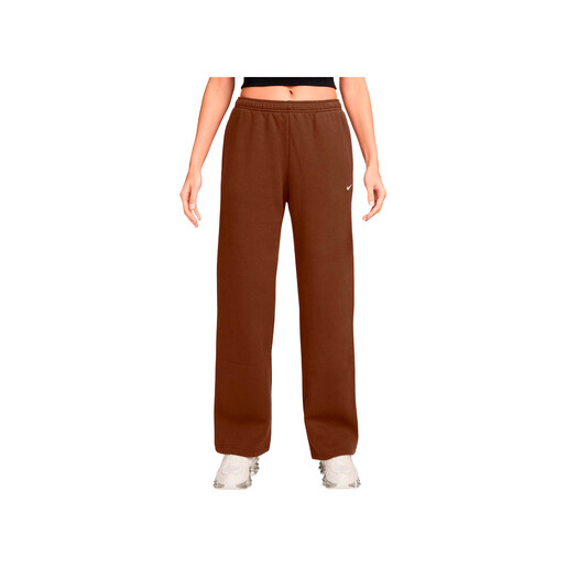 NIKE W NK STDO FLC MW MR STD OH PNT marron