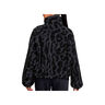 Nike Polar Abierto Mujer W NSW STREET SHERPA JKT NEGRO vista trasera
