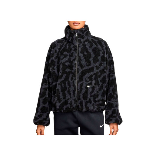 NIKE W NSW STREET SHERPA JKT negro