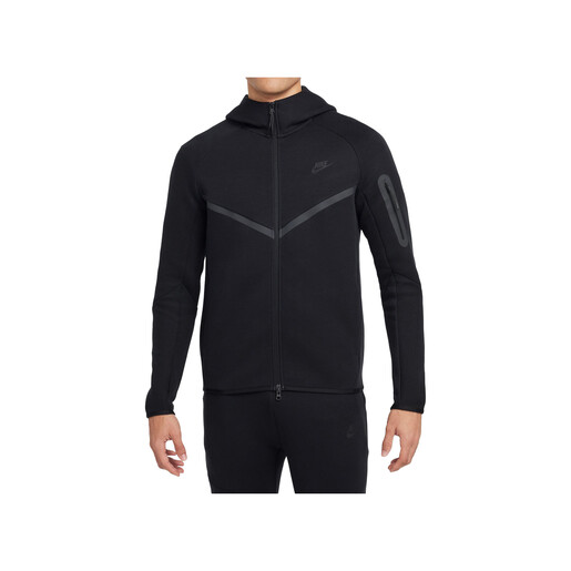 NIKE M NK TCH FLC FZ WR HOODIE negro