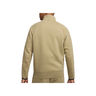 Nike Sudadera Hombre M NK TCH FLC HZ TOP VERDE vista trasera