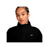Nike Sudadera Mujer W NK STDO FLC PLSH OS CRP QZ NEGRO 03