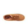 Nike Zapatillas Hombre AIR FORCE 1 '07 WB MARRON vista frontal girada 45º
