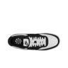 Nike Zapatillas Mujer NIKE COURT VISION LOW NEGRO vista frontal girada 45º