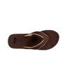 Quiksilver Chancletas y Sandalias Hombre CARVER NUBUCK 26 MARRON vista trasera