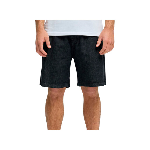 QUIKSILVER TAXER DENIM SHORT negro