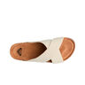 Roxy Chancletas y Sandalias Mujer MANNAE CROSSED BEIGE vista trasera