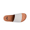 Roxy Chancletas y Sandalias Mujer MANNAE SLIDE BEIGE vista trasera