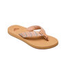 Roxy Chancletas y Sandalias Mujer PORTO RAFFIA AZUL lateral interior