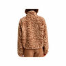 Roxy Polar Abierto Mujer BLURRY CLOUD PRINT MARRON vista trasera