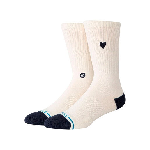STANCE HEART CREW blanco