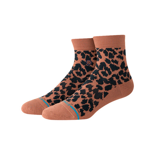STANCE LOVE LEOPARD LOWRIDER marron