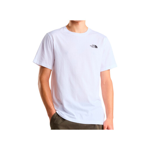 THE NORTH FACE M EVOLUTION BOX NSE REGULAR SHORT SLEEVE blanco