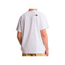 The North Face Camiseta Hombre M MOUNTAIN LOGO RLX SS TEE-GRAPHIC BLANCO vista trasera