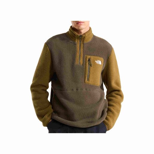 THE NORTH FACE M YUMIORI 1/4 ZIP marron