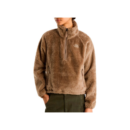 THE NORTH FACE W OSITO EVOLVE 1/2 ZIP JACKET marron
