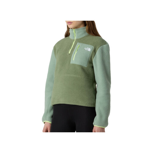 THE NORTH FACE W YUMIORI 1/4 ZIP verde